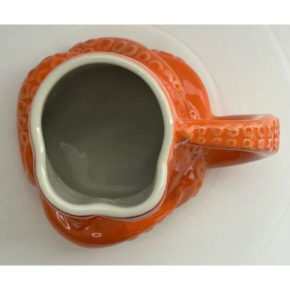 Disney Store Orange Octopus Grumpy Hank Mug Cup 3D Pixar Finding Dory Character - Picture 5 of 6